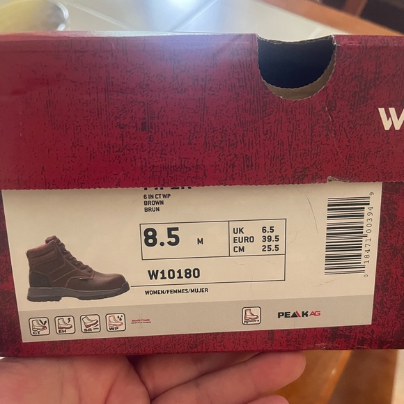 COPY - brand new women’s wolverine steel toe boots. - Picture 5 of 5